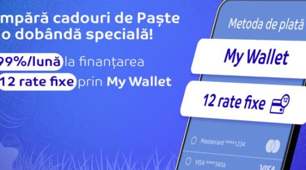 serviciul de finantare in 12 rate din emag my wallet oferit de heyblu este disponibil pentru cumparaturi de pana la 10 000 de lei