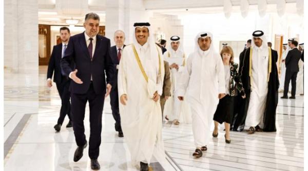 ciolacu in qatar declaratii alaturi de e s seicul mohammed bin abdulrahman bin jassim al thani video