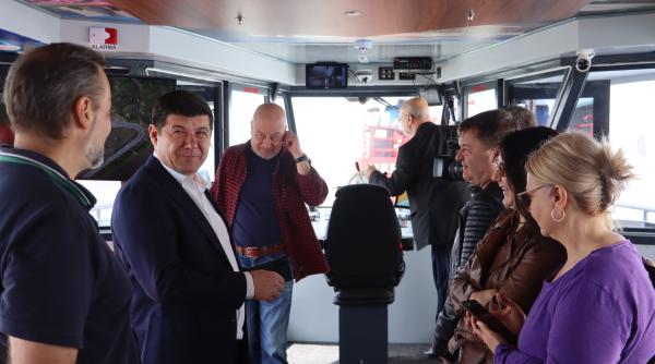 visul galatenilor a devenit realitate a fost lansata nava de pasageri