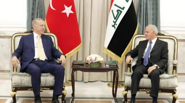 presedintele turc recep tayyip erdogan in prima sa vizita de stat in irak dupa mai bine de un deceniu