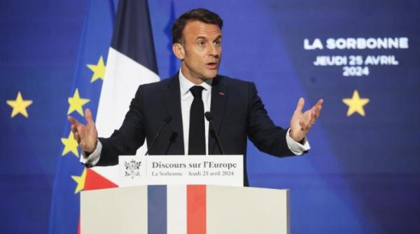 emmanuel macron exista un risc ca europa sa moara trebuie sa faca fata unor crize fara a se baza pe sua