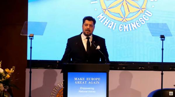 claudiu tarziu aur discurs la conferinta make europe great again video live text