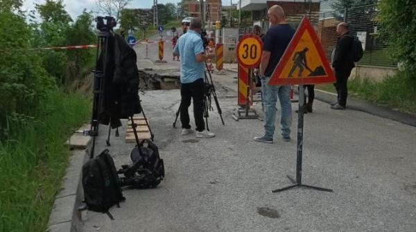 o strada din cluj a luat o la vale a fost declarata stare de urgenta