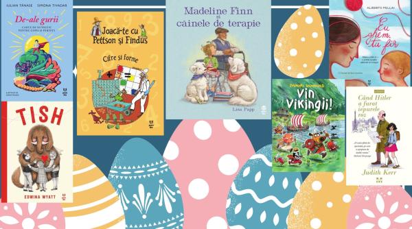 7 carti pentru copii de la 2 la 12 ani pe care sa le aduca iepurasul de paste