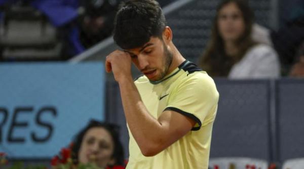 carlos alcaraz campionul en titre invins in sferturile turneului atp masters 1 000 de la madrid