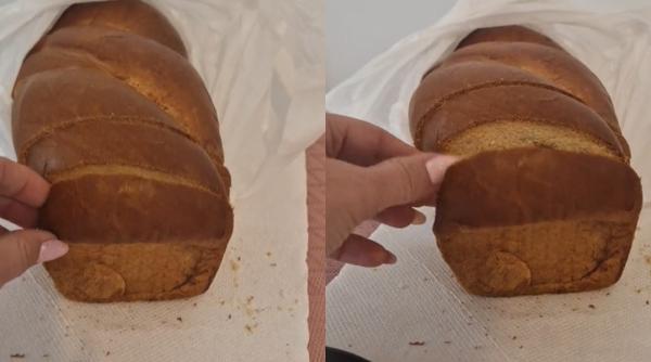 o romanca si a luat teapa cand a cumparat cozonac din supermarket ce a gasit in interior video viral