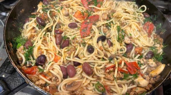 spaghetti con carne a la cezar osiceanu o reteta care ar cuceri orice italian