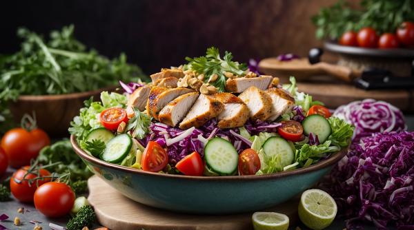 salata cu piept de pui reteta fresh dupa ospatul de pasti