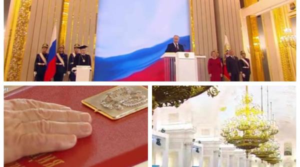 ceremonia de investire a lui vladimir putin dicatatorul de la kremlin depune jurmantul pentru un nou mandat pana in 2030 video live