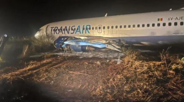 un avion boeing 737 300 s a prabusit la decolare in senegal unsprezece persoane ranite dintre care patru grav