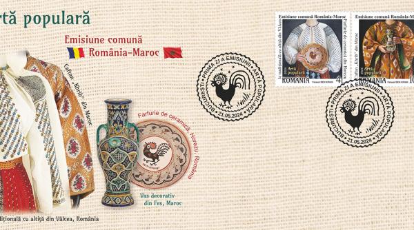 romfilatelia lanseaza emisiune comuna romania maroc arta populara