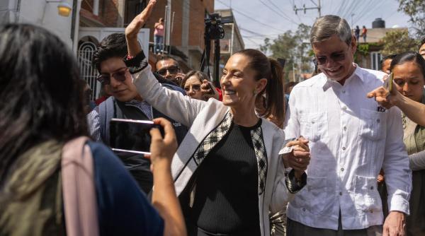 victoria candidatei de stanga claudia sheinbaum la alegerile prezidentiale din mexic a fost confirmata sondaj
