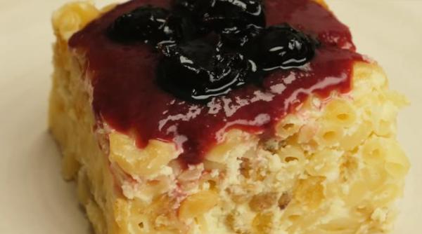 budinca de macaroane cu branza reteta din 1955