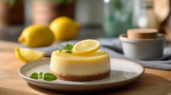 cheesecake cu lamaie desert delicios de vara