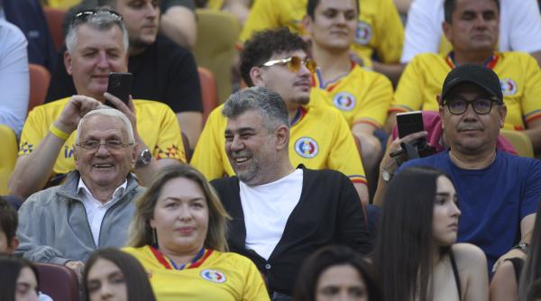 imaginile zilei cu liderii politici de la bucuresti la meciul romaniei cu ucraina foto