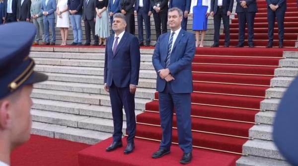 premierul marcel ciolacu si markus soder prim ministrul statului liber bavaria vor coordona prima sedinta comuna de guvern romania bavaria