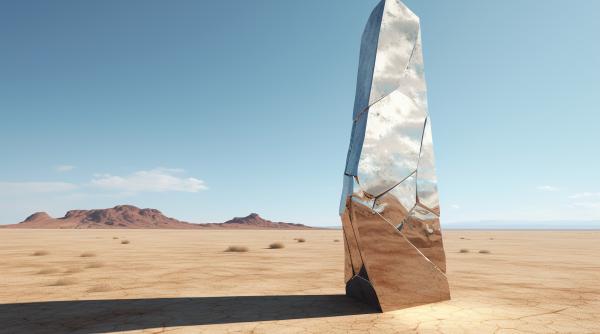 un nou monolit misterios gasit in desertul din nevada provoaca speculatii in statele unite