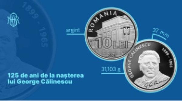 bnr emite o emisiune numismatica consacrata lui george calinescu