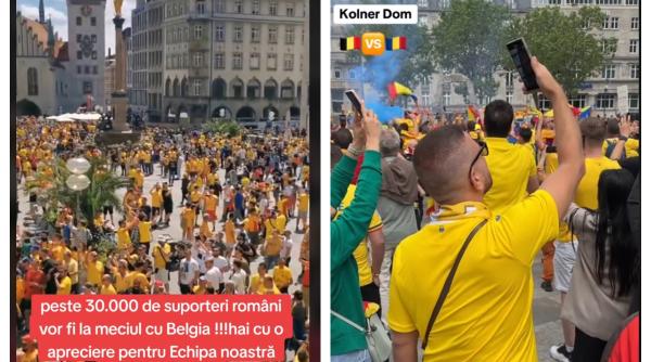 romania belgia suporterii nationalei fac spectacol la koln video