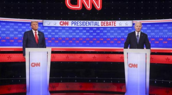 dezbaterea prezidentiala din sua nehotaratii se indreapta spre trump dupa performanta lui biden sondaj reuters