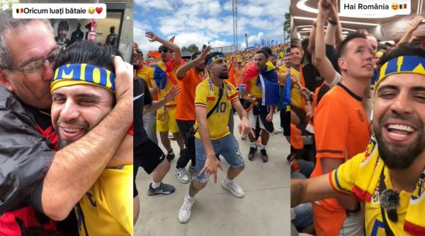 celebrul suporter roman andrei marius a facut show in germania iei bataie degeaba ma pupi clipuri virale inainte de romania olanda