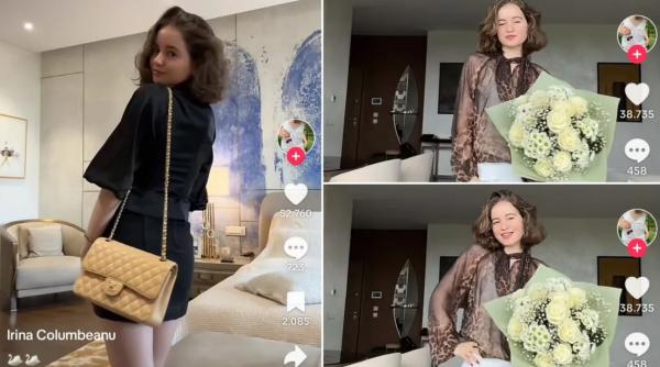 irina columbeanu are cont de tiktok a facut deja senzatie dupa doar doua clipuri postate video