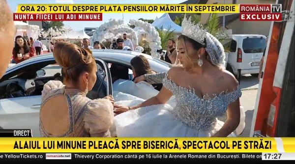 i a fost rupta turta fiicei lui adi minune alaiul face show pe strazi foto in articol