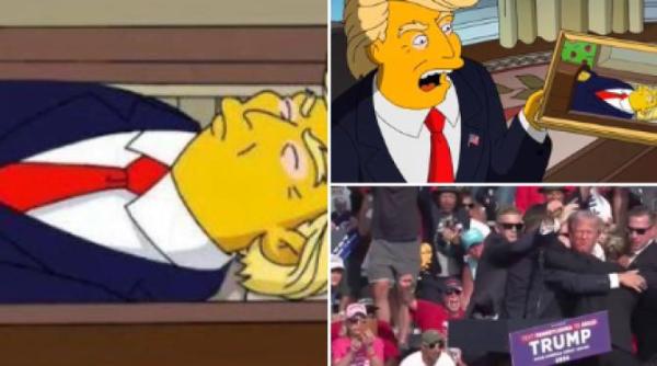 utilizatorii retelelor sociale sustin ca the simpsons au prezis atacul asupra lui donald trump