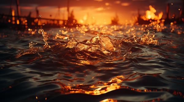 petroliere in flacari in cel mai mare port de realimentare din lume