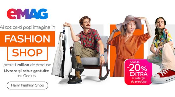 emag lanseaza fashion shop cu o oferta de peste un milion de articole de imbracaminte incaltaminte si accesorii