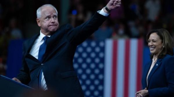 tim walz candidatul democrat la vicepresedintie atac la trump seamana haos si dezbinare