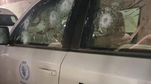 pam suspenda deplasarile personalului in gaza dupa ce un vehicul onu a fost lovit de tiruri israeliene