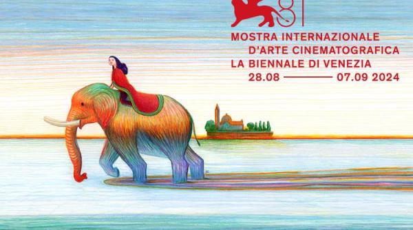 venetia 2024 agale un elefant se plimba prin lido