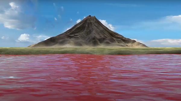 lacul natron din tanzania lucrarea diavolului se spune ca cine moare inecat acolo se transforma in stana de piatra