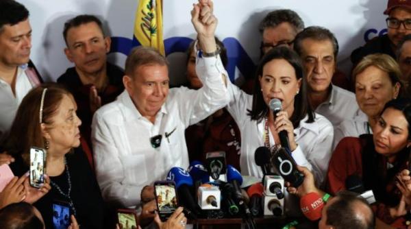 liderul opozitiei venezuelene mar a corina machado face presiuni toata lumea stie ca edmundo gonz lez este presedintele ales