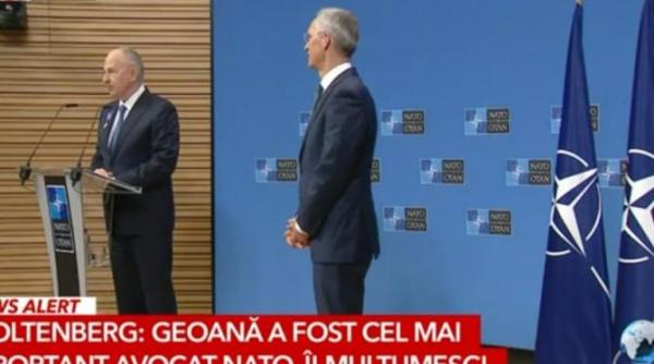declaratiile lui mircea geoana dupa ce a fost decorat cu ordinul nato serviciul merituos de jens stoltenberg