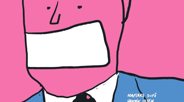 teatrul masca prezinta premiera spectacolului incendiar un dusman al poporului adaptare moderna dupa henrik ibsen