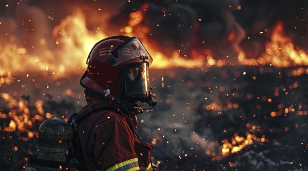 tehnica vr parte dintr un exercitiu de stingerea incendiilor de padure in muntii rodnei