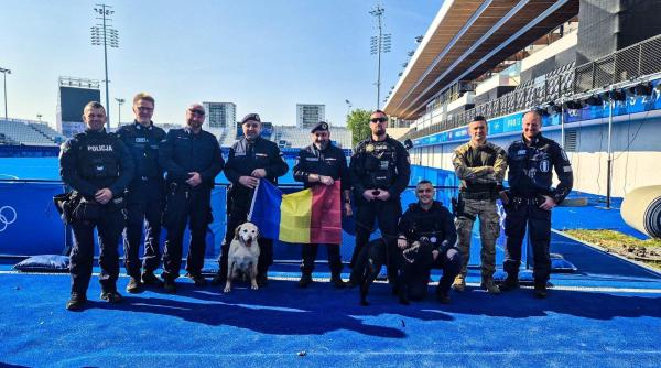 houston cainele american al jandarmeriei romane i a pazit pe sportivi la jocurile olimpice si jocurile paralimpice