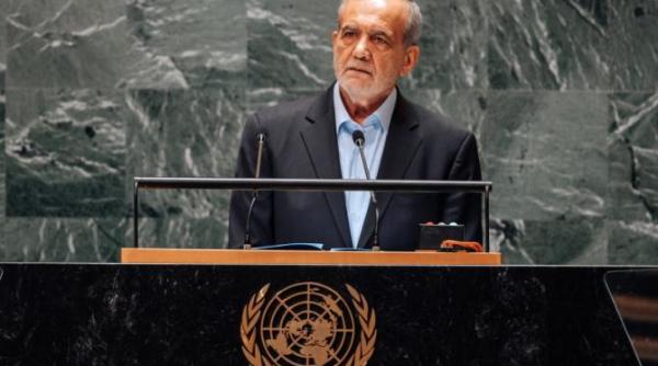 presedintele iranian pezeshkian a precizat la onu ca teheranul vrea pace pentru toti nu dorim razboi sau conflict cu nimeni