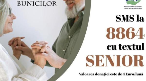 de ziua varstnicilor se lanseaza campania zambetul bunicilor ce se face cu banii stransi din sms uri