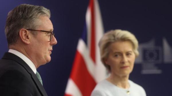 premierul britanic starmer se afla la bruxelles pentru primele discutii cu privire la o restabilire a relatiilor cu ue