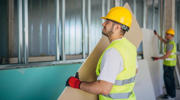 constructia uscata o optiune ideala pentru peretii interiori