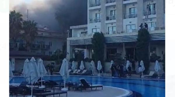 incendiu violent la un hotel din turcia plin de turisti romani
