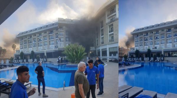 incendiu puternic la un hotel plin cu romani din antalya oamenii au fost tinuti dezbracati in strada cateva ore bune foto in articol