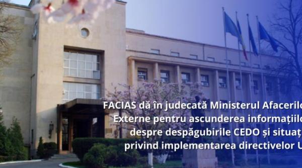 facias da in judecata ministerul afacerilor externe pentru ascunderea informatiilor despre despagubirile cedo si situatia privind implementarea directivelor ue