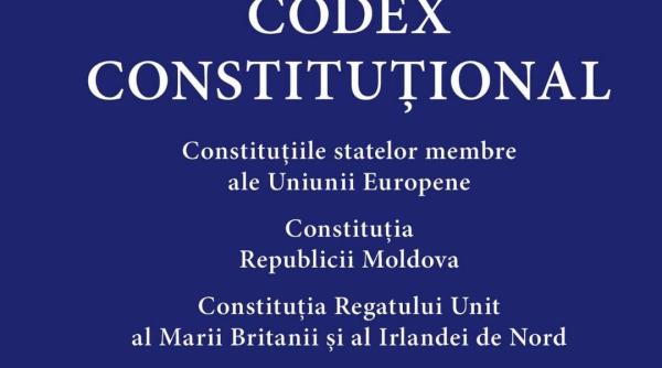 robert cazanciuc codex constitutional lucrare ampla pentru cei pasionati de dreptul constitutional a fost lansata
