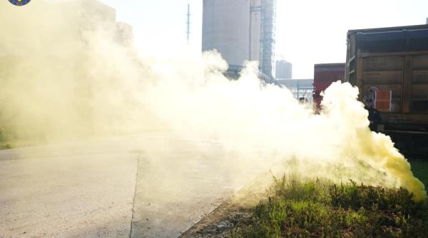 exercitiu de simulare a unui accident chimic la azomures