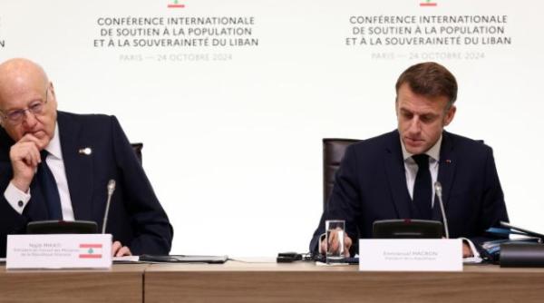 franta ajuta libanul presedintele macron anunta un ajutor de 100 de milioane de euro foto