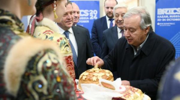 secretarul general al onu criticat pentru prezenta la summitul brics din rusia